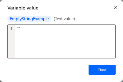 Quotation Empty String Issue