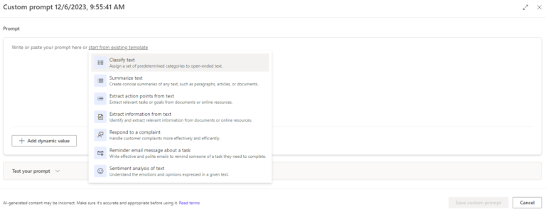 Build and Share Prompts with the Power Platform Prompt Builder using AI ...